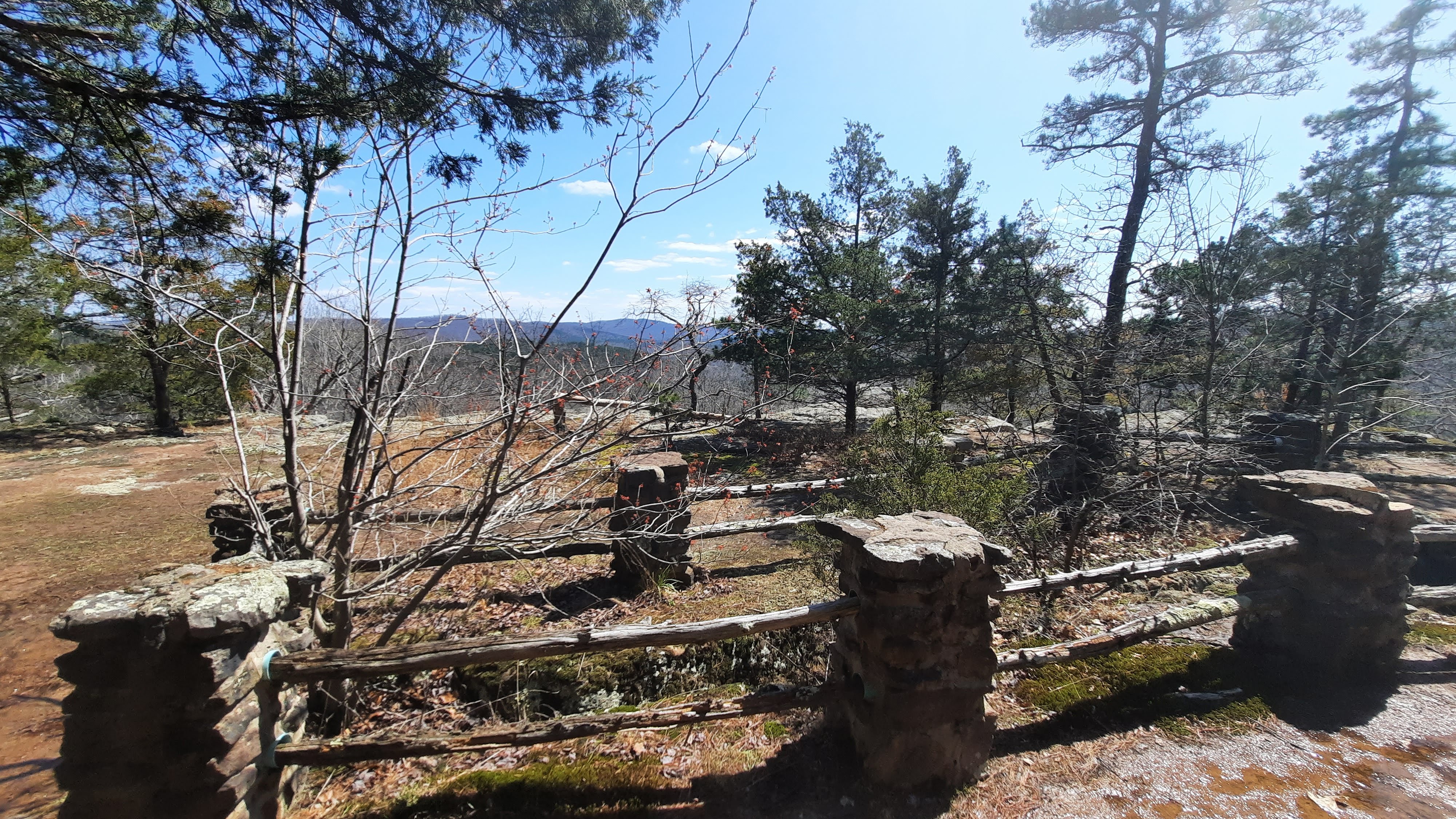 Magazine Mountain view near Ozark View RV Park in Arkansas